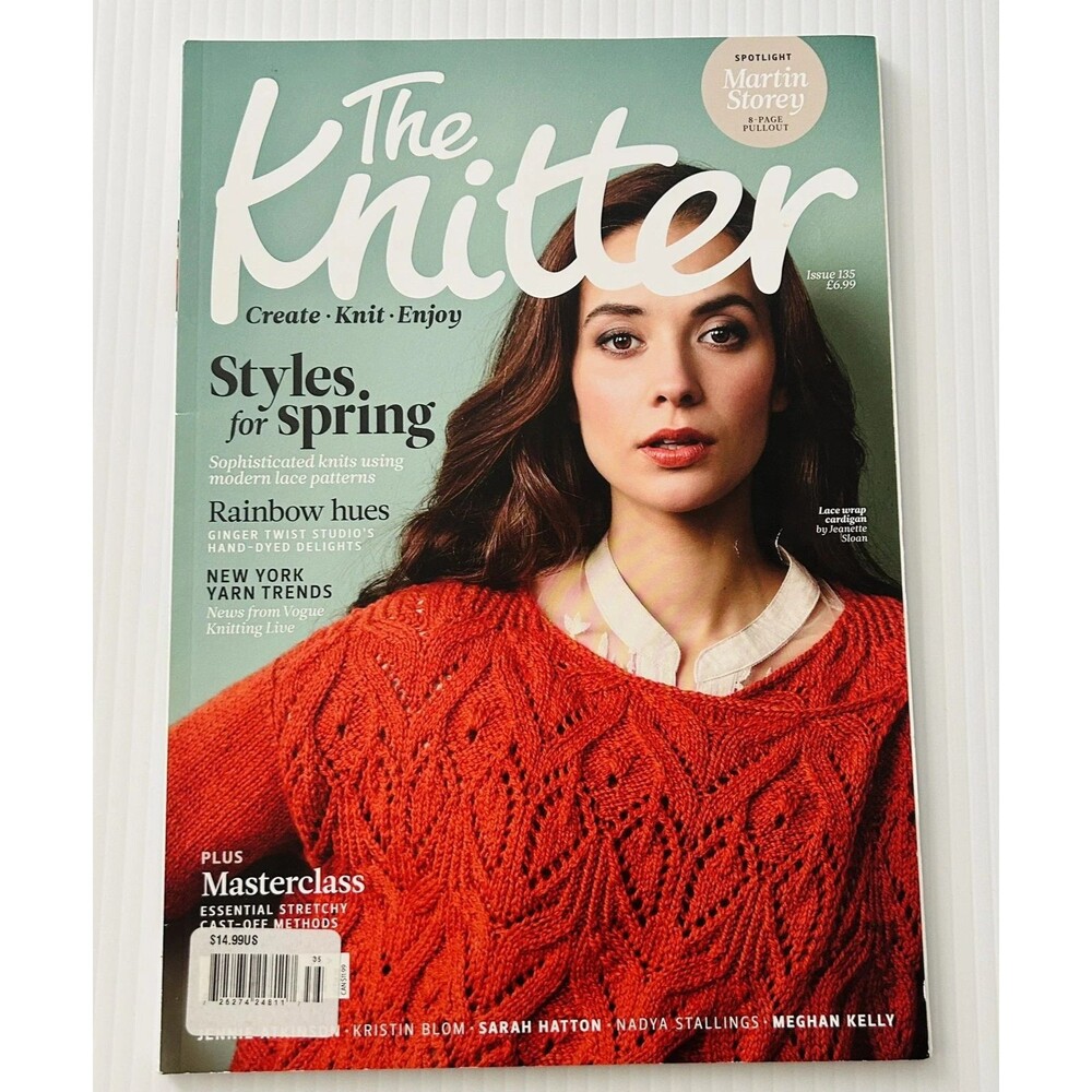 The Knitter Magazine Knitting Pattern Issue 135 Martin Storey 8 page Pullout